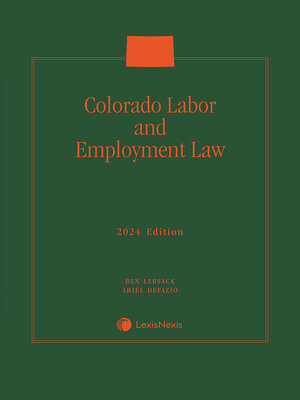 cover image of Colorado Labor and Employment Law